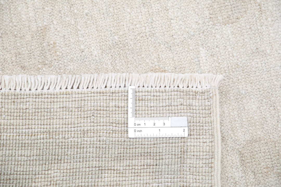 Hand Knotted Oushak Wool Rug 8' 5" x 11' 11" - No. AT65496