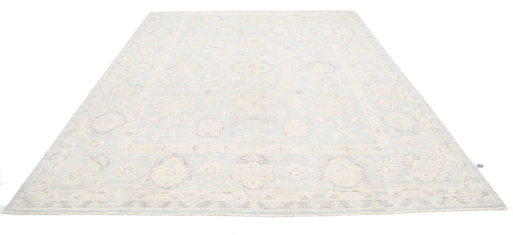 Hand Knotted Oushak Wool Rug 8' 11" x 11' 9" - No. AT97422