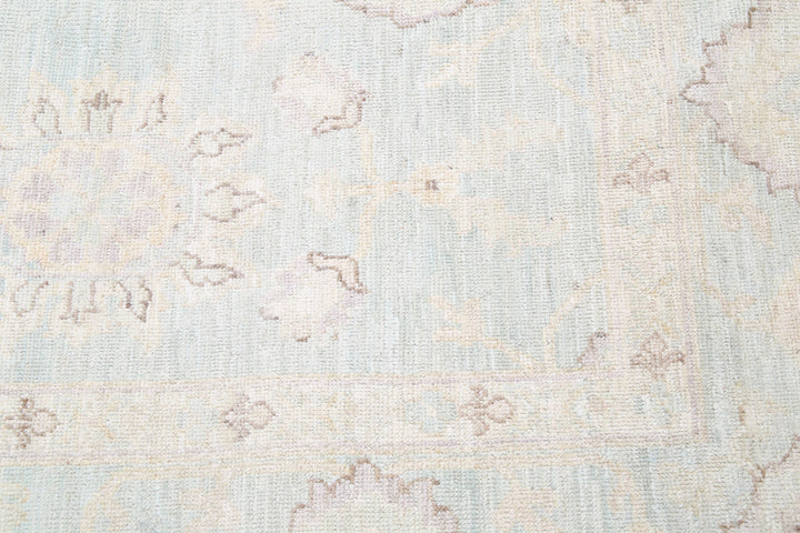 Hand Knotted Oushak Wool Rug 8' 11" x 11' 9" - No. AT97422