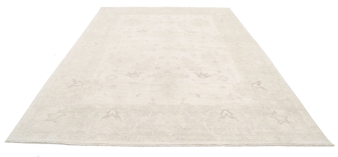 Hand Knotted Oushak Wool Rug 8' 8" x 11' 8" - No. AT84641