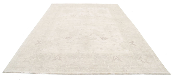 Hand Knotted Oushak Wool Rug 8' 8" x 11' 8" - No. AT84641