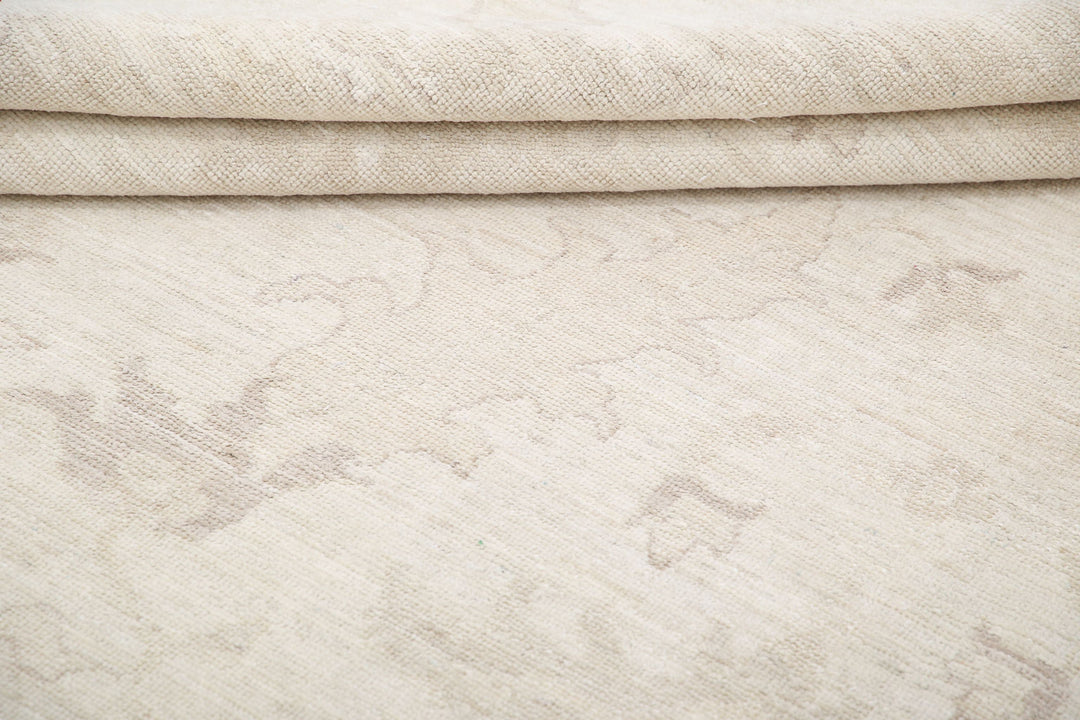 Hand Knotted Oushak Wool Rug 8' 8" x 11' 8" - No. AT84641