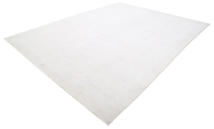 Hand Knotted Oushak Wool Rug 10' 2" x 12' 11" - No. AT19026