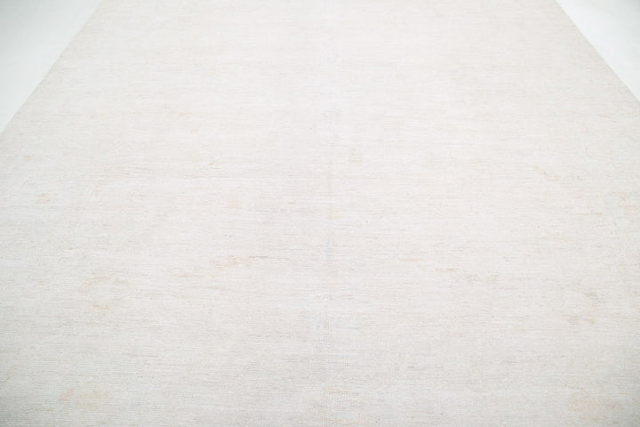 Hand Knotted Oushak Wool Rug 10' 2" x 12' 11" - No. AT19026