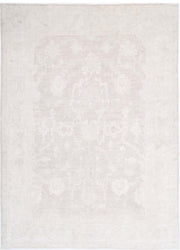 Hand Knotted Oushak Wool Rug 9' 11" x 13' 6" - No. AT98284