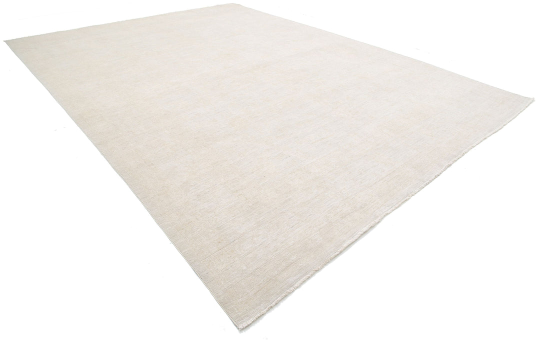 Hand Knotted Oushak Wool Rug 11' 4" x 15' 3" - No. AT17574
