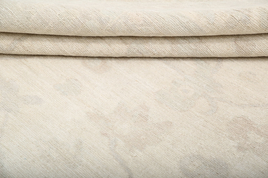 Hand Knotted Oushak Wool Rug 9' 11" x 13' 1" - No. AT15453