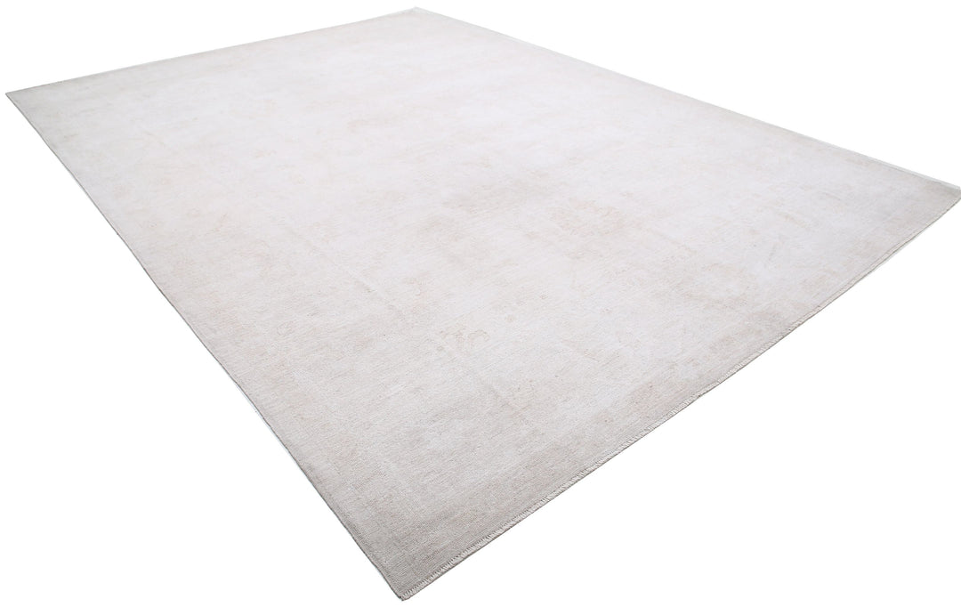 Hand Knotted Oushak Wool Rug 10' 4" x 14' 1" - No. AT18233