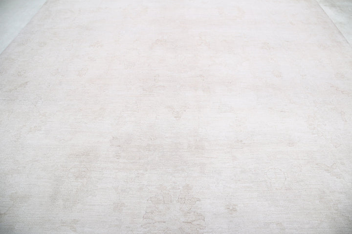 Hand Knotted Oushak Wool Rug 10' 4" x 14' 1" - No. AT18233