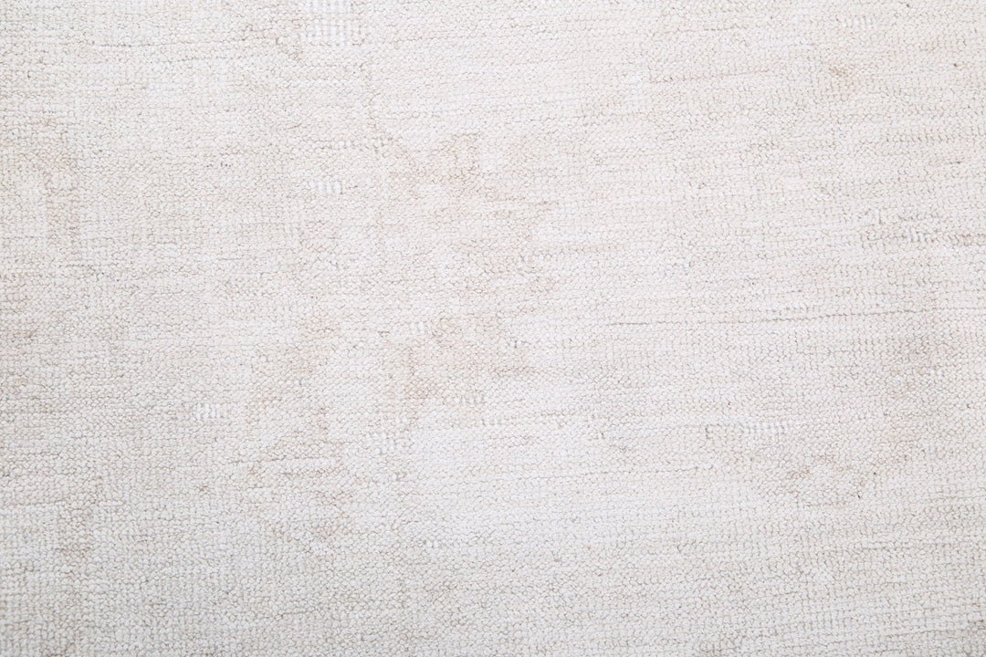 Hand Knotted Oushak Wool Rug 10' 4" x 14' 1" - No. AT18233