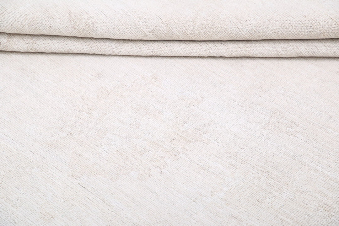 Hand Knotted Oushak Wool Rug 10' 4" x 14' 1" - No. AT18233