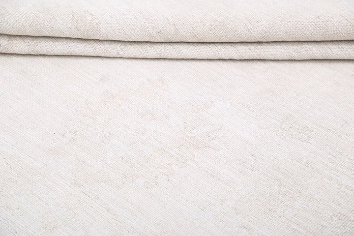 Hand Knotted Oushak Wool Rug 10' 4" x 14' 1" - No. AT18233