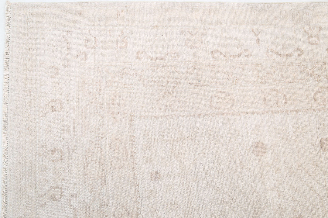 Hand Knotted Oushak Wool Rug 7' 11" x 9' 5" - No. AT93518