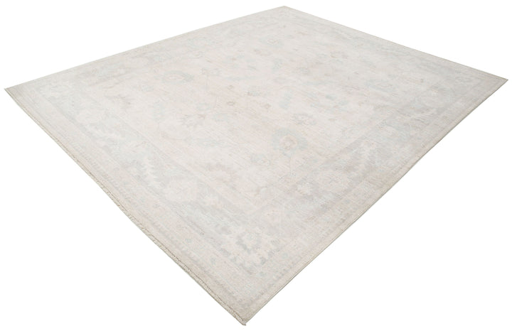 Hand Knotted Oushak Wool Rug 8' 1" x 10' 0" - No. AT29212