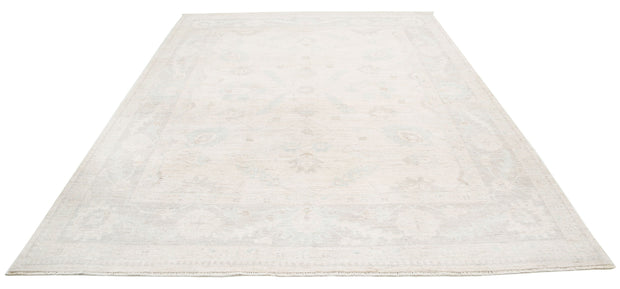 Hand Knotted Oushak Wool Rug 8' 1" x 10' 0" - No. AT29212