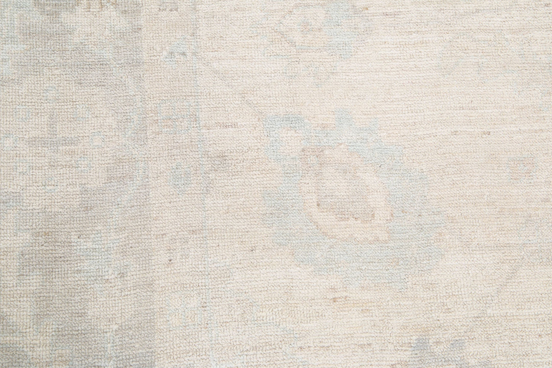 Hand Knotted Oushak Wool Rug 8' 1" x 10' 0" - No. AT29212