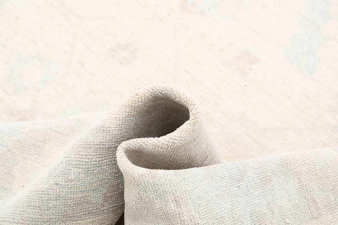 Hand Knotted Oushak Wool Rug 8' 1" x 10' 0" - No. AT29212