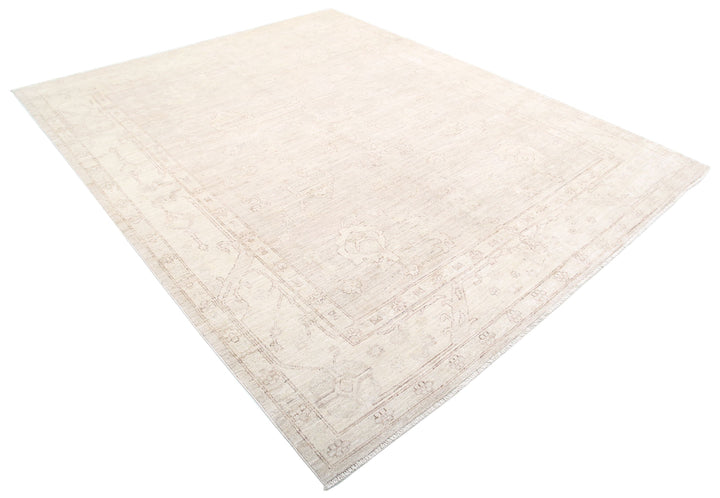 Hand Knotted Oushak Wool Rug 8' 0" x 9' 11" - No. AT72116