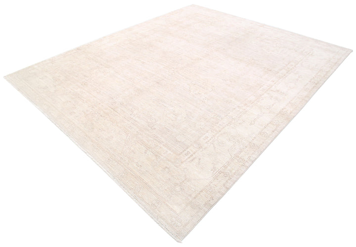 Hand Knotted Oushak Wool Rug 8' 0" x 9' 11" - No. AT72116