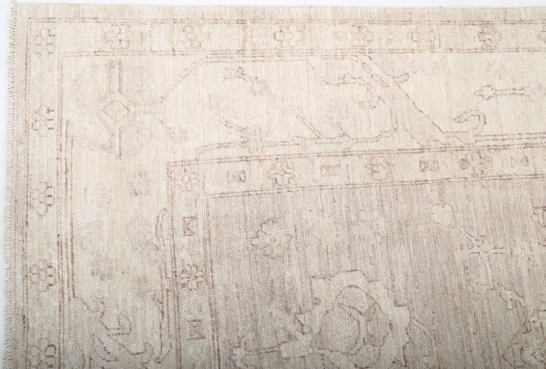 Hand Knotted Oushak Wool Rug 8' 0" x 9' 11" - No. AT72116