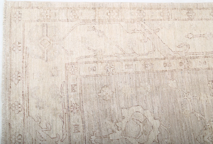 Hand Knotted Oushak Wool Rug 8' 0" x 9' 11" - No. AT72116