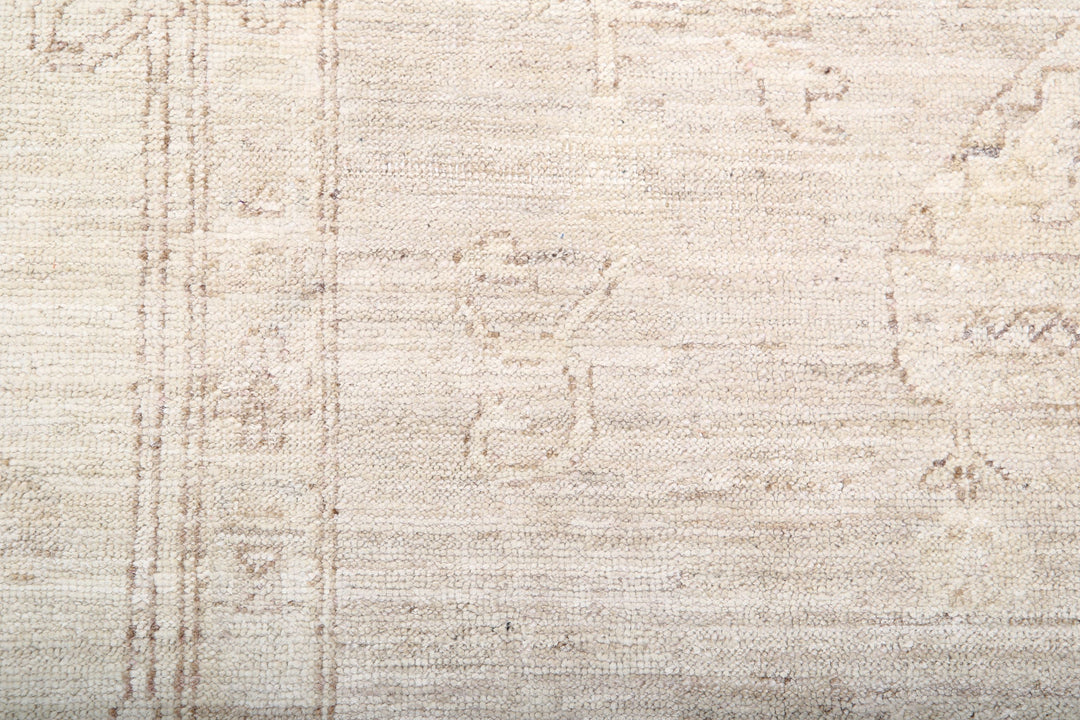 Hand Knotted Oushak Wool Rug 8' 0" x 9' 11" - No. AT72116