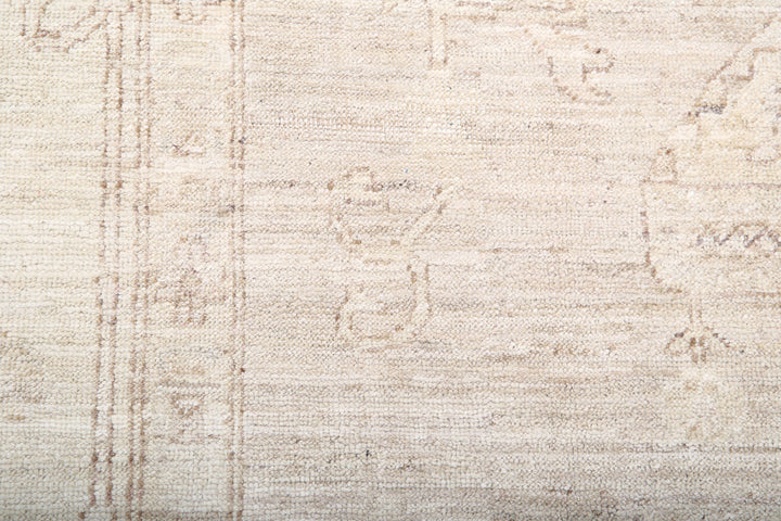 Hand Knotted Oushak Wool Rug 8' 0" x 9' 11" - No. AT72116