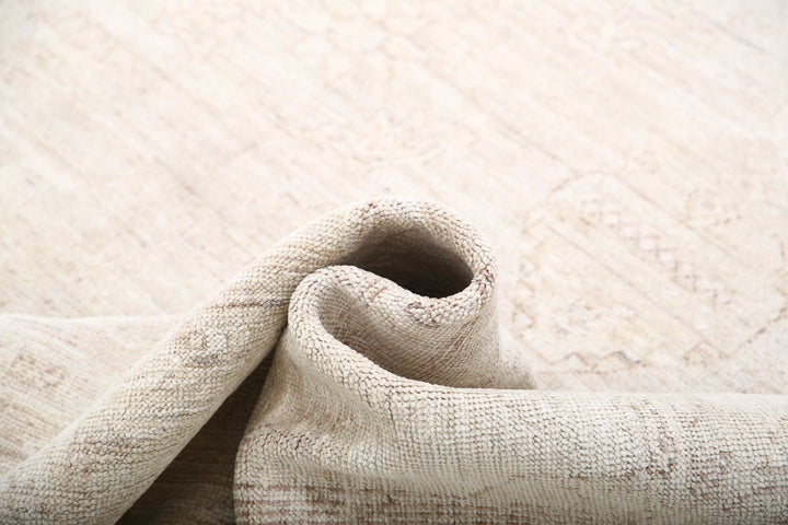 Hand Knotted Oushak Wool Rug 8' 0" x 9' 11" - No. AT72116