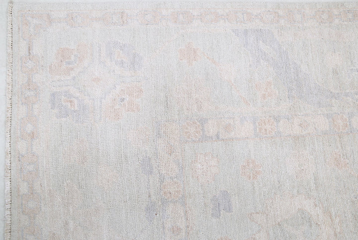 Hand Knotted Oushak Wool Rug 7' 11" x 10' 9" - No. AT92748