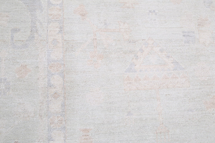 Hand Knotted Oushak Wool Rug 7' 11" x 10' 9" - No. AT92748