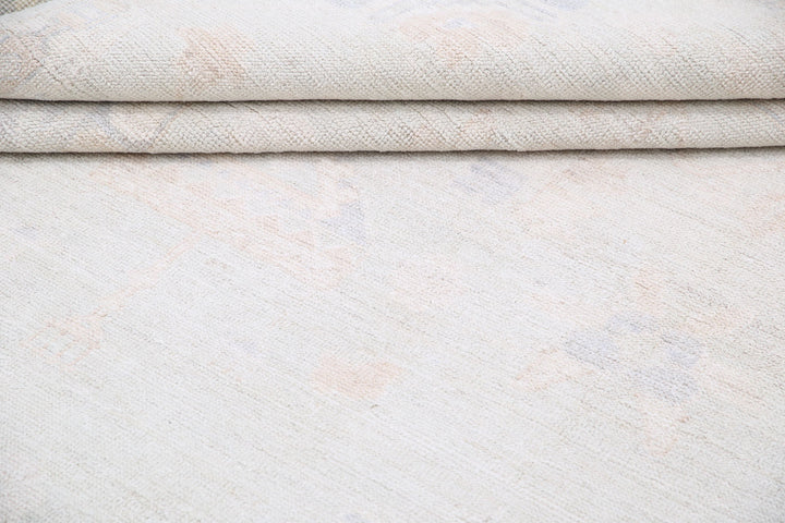 Hand Knotted Oushak Wool Rug 7' 11" x 10' 9" - No. AT92748