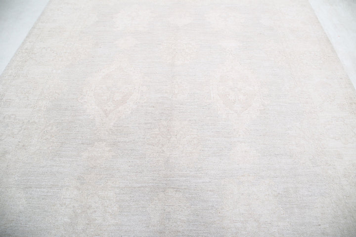 Hand Knotted Oushak Wool Rug 7' 10" x 9' 0" - No. AT50360