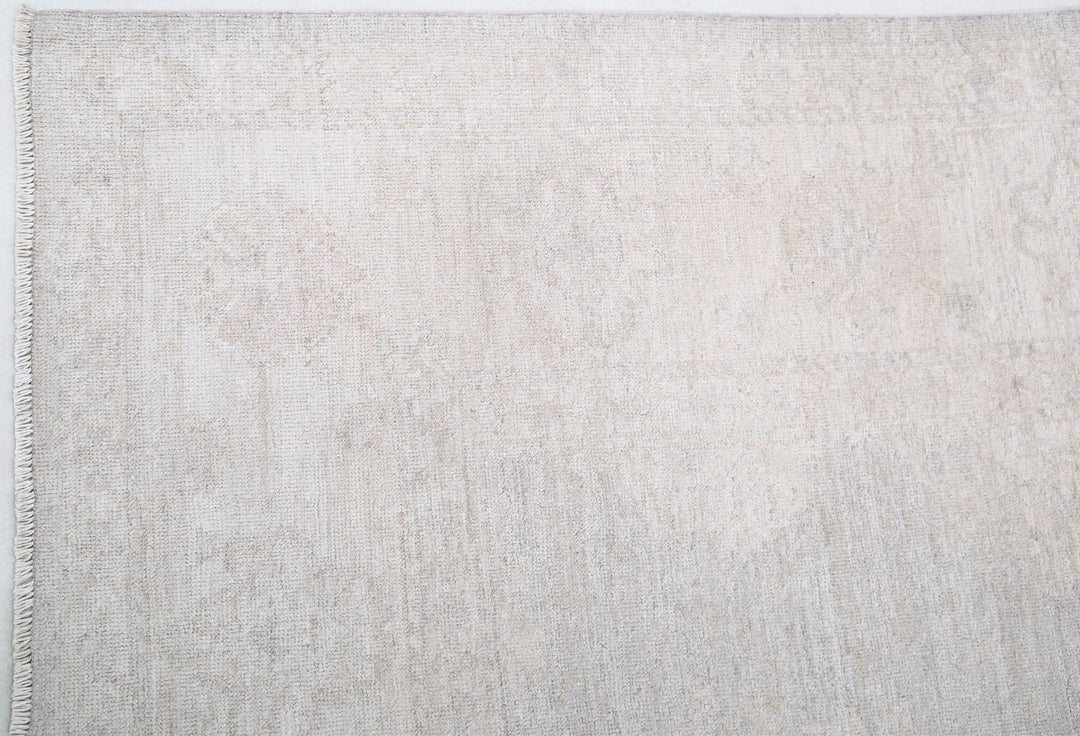 Hand Knotted Oushak Wool Rug 7' 10" x 9' 0" - No. AT50360