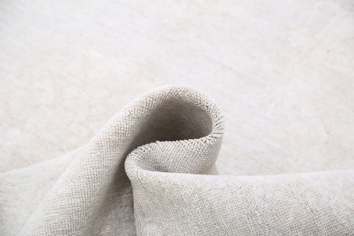 Hand Knotted Oushak Wool Rug 7' 10" x 9' 0" - No. AT50360