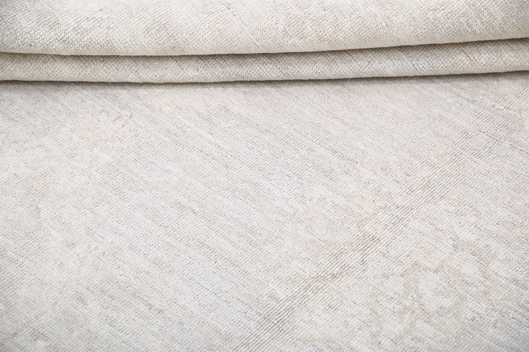 Hand Knotted Oushak Wool Rug 7' 10" x 9' 0" - No. AT50360