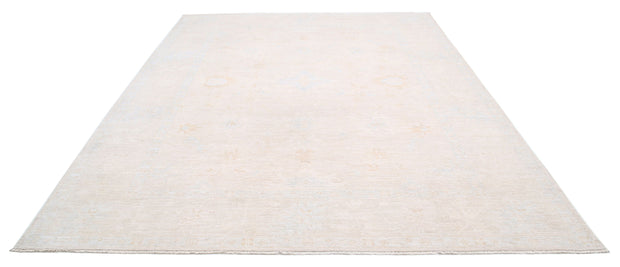 Hand Knotted Oushak Wool Rug 8' 8" x 11' 3" - No. AT85817