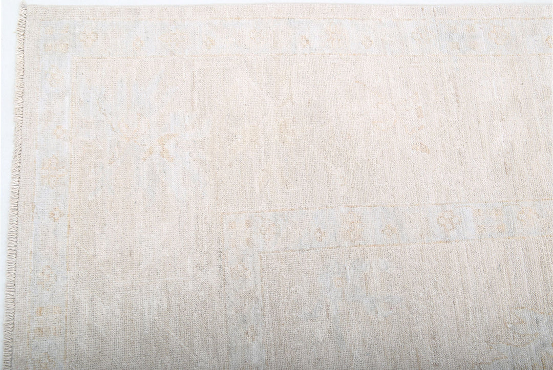 Hand Knotted Oushak Wool Rug 8' 8" x 11' 3" - No. AT85817