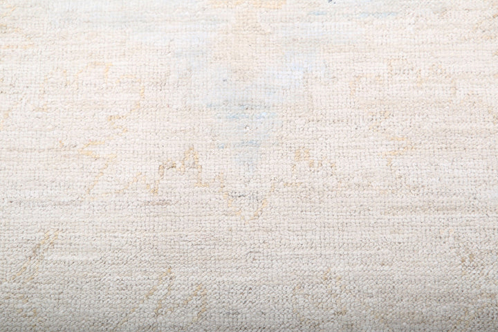 Hand Knotted Oushak Wool Rug 8' 8" x 11' 3" - No. AT85817