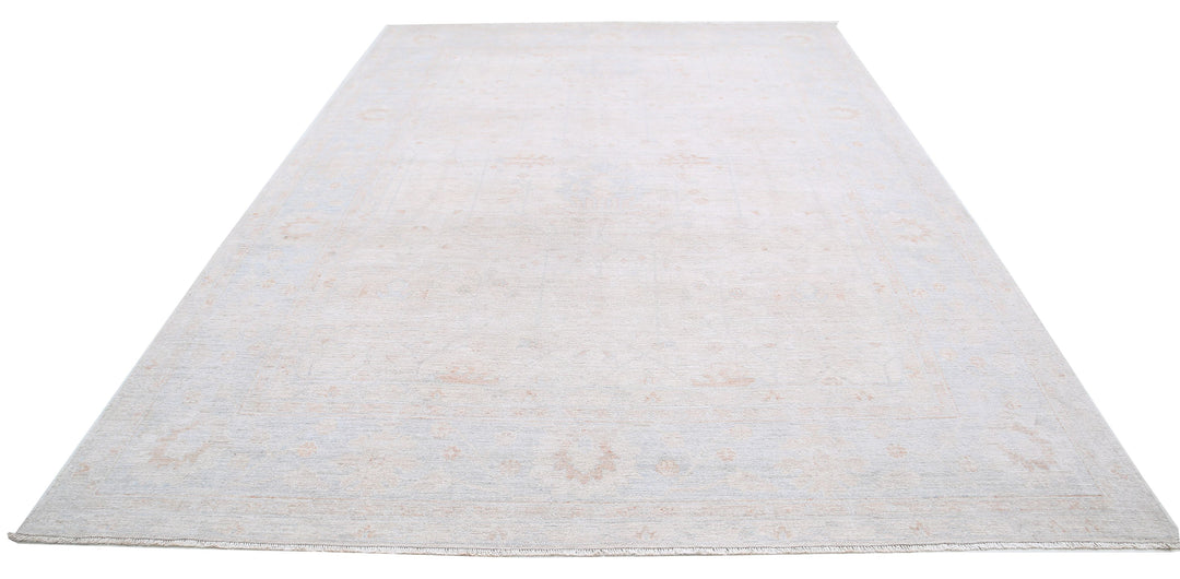 Hand Knotted Oushak Wool Rug 8' 5" x 11' 10" - No. AT81447