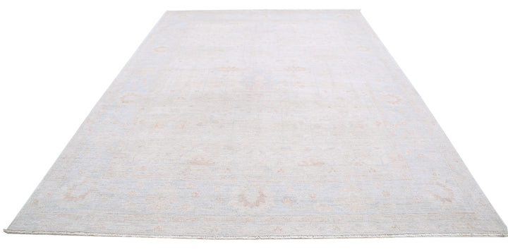 Hand Knotted Oushak Wool Rug 8' 5" x 11' 10" - No. AT81447