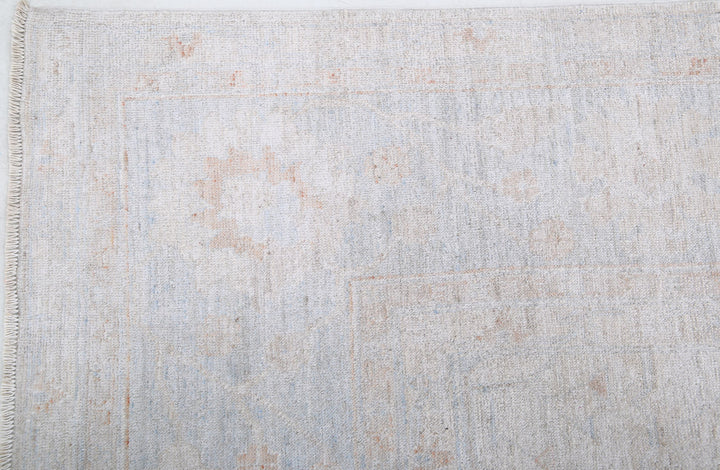 Hand Knotted Oushak Wool Rug 8' 5" x 11' 10" - No. AT81447