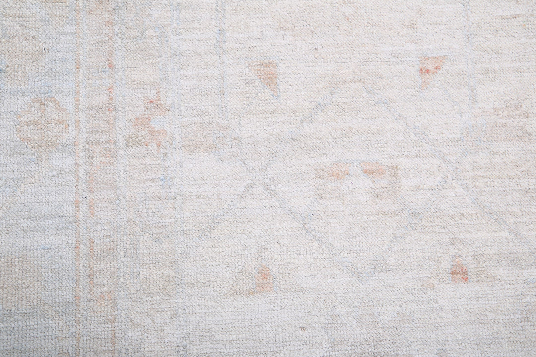 Hand Knotted Oushak Wool Rug 8' 5" x 11' 10" - No. AT81447