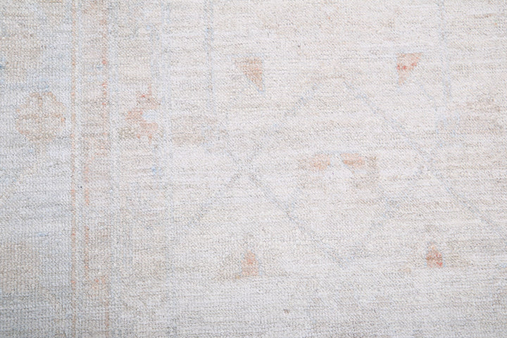 Hand Knotted Oushak Wool Rug 8' 5" x 11' 10" - No. AT81447