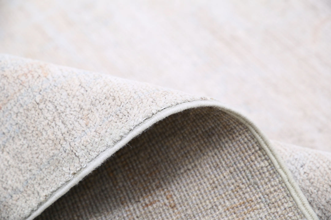 Hand Knotted Oushak Wool Rug 8' 5" x 11' 10" - No. AT81447