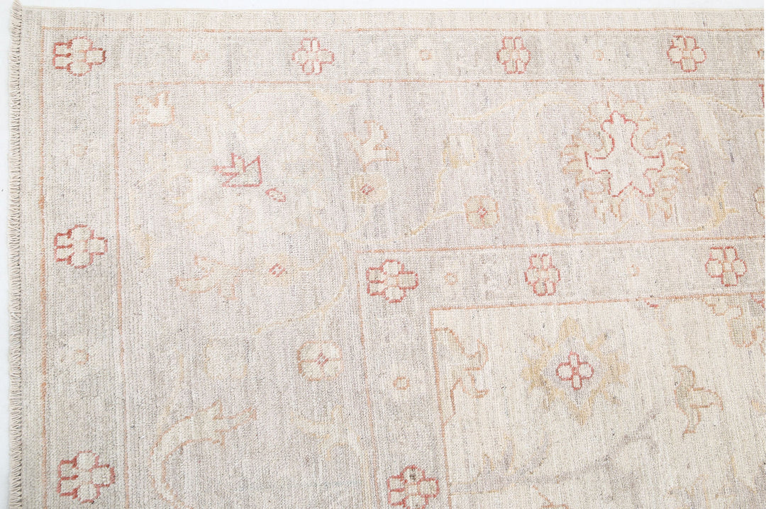 Hand Knotted Oushak Wool Rug 8' 10" x 11' 11" - No. AT82779