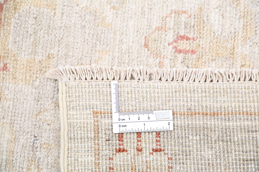 Hand Knotted Oushak Wool Rug 8' 10" x 11' 11" - No. AT82779