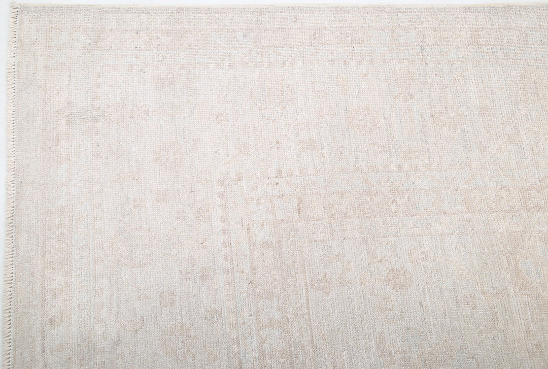 Hand Knotted Oushak Wool Rug 9' 2" x 11' 5" - No. AT85581