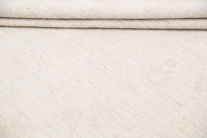 Hand Knotted Oushak Wool Rug 9' 2" x 11' 5" - No. AT85581