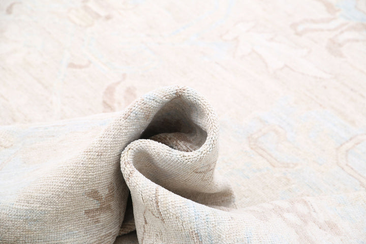 Hand Knotted Oushak Wool Rug 8' 8" x 11' 7" - No. AT46403
