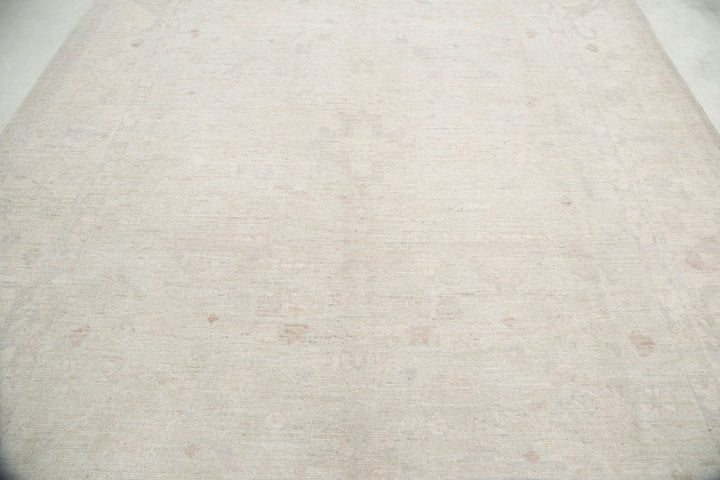 Hand Knotted Oushak Wool Rug 9' 1" x 11' 9" - No. AT75335